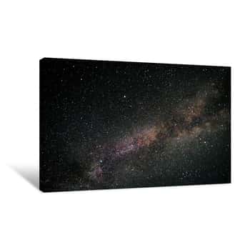 Image of The Milky Way From Pinnacles Canvas Print