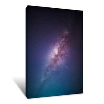 Image of 밤하늘의 은하수 Canvas Print