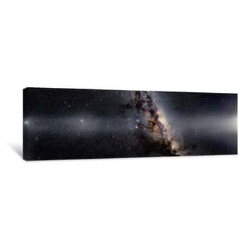 Image of View Of The Milky Way Canvas Print