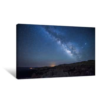 Image of Through The Center Of The Milky Way Canvas Print