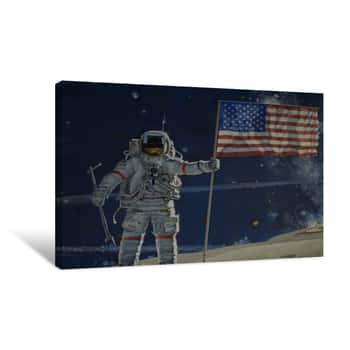 Image of Man On The Moon Canvas Print