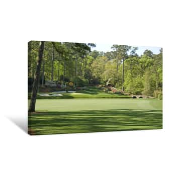 Image of 12th Hole At Augusta National Canvas Print