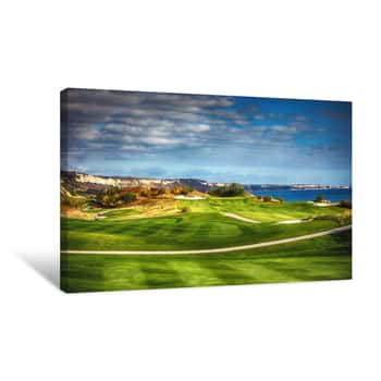 Image of Golf Course In The Countryside Canvas Print