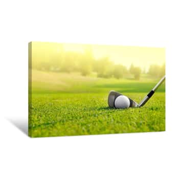 Image of Let\'s Golf Canvas Print