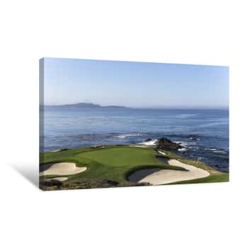 Image of Pebble Beach Golf Course, California Canvas Print