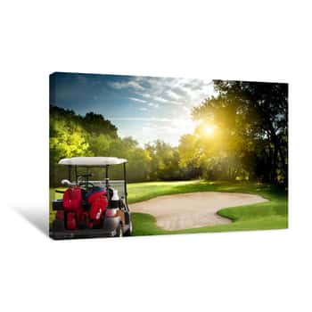 Image of Golf Cart Canvas Print