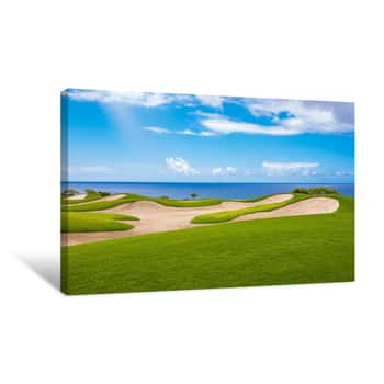 Image of Ocean Golf Course Canvas Print