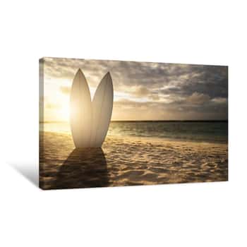 Image of Surfboards Canvas Print