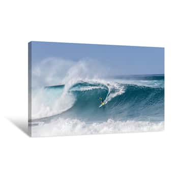 Image of Surfing - Pipeline, Hawaii Canvas Print