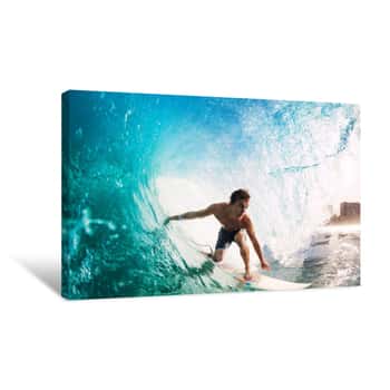 Image of Surfer Canvas Print