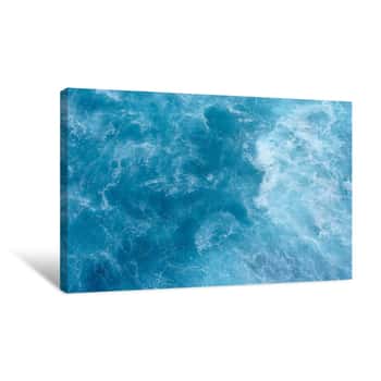 Image of Sea Water Texture Canvas Print