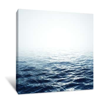 Image of Sea Background Canvas Print