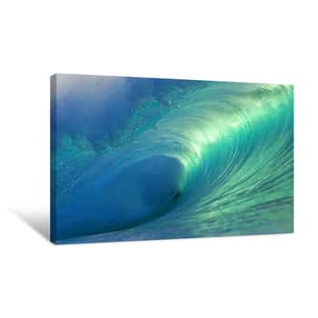Image of Hawaii Pipeline Empty Wave 4 Canvas Print
