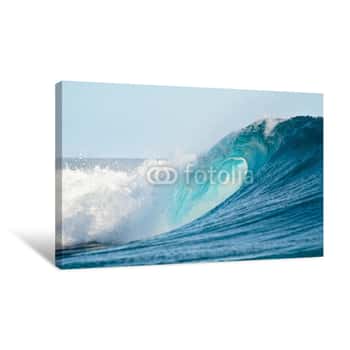 Image of Big Barrel Wave Canvas Print