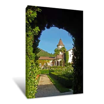Image of Sonoma Valley Winery In California Canvas Print