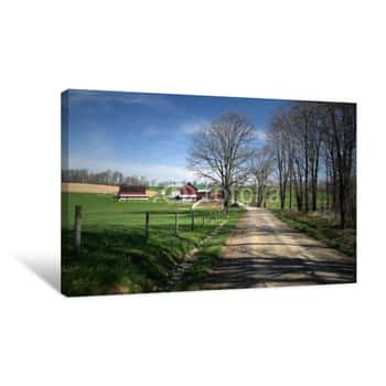 Image of Amish Farm Canvas Print