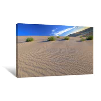 Image of Unique View Of Sand Dunes In Idaho Canvas Print