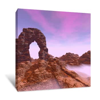 Image of Canyon Arch Canvas Print