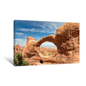 Image of Double O Arch Canvas Print