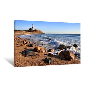 Image of Lighthouse And The Ocean 2 Canvas Print