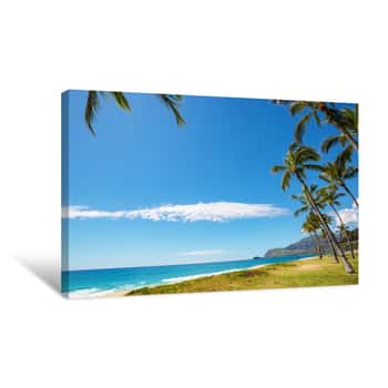 Image of Hawaiian Beach Canvas Print
