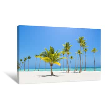 Image of Juanillo Beach (playa Juanillo), Punta Cana, Dominican Republic Canvas Print