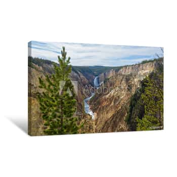 Image of Yellowstone Canyon Canvas Print