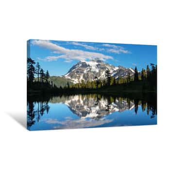 Image of Picture Lake Canvas Print