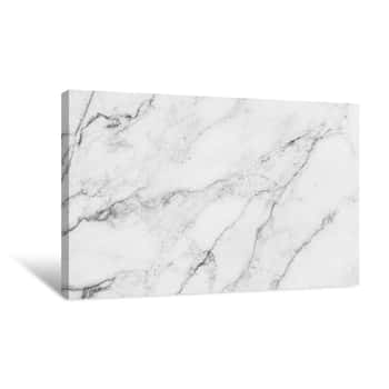 Image of White Background From Marble Stone Texture Canvas Print