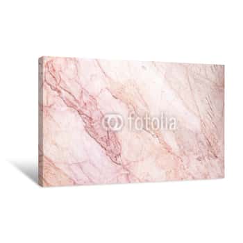 Image of Natural Pink Marble Pattern, Backgrounds Canvas Print