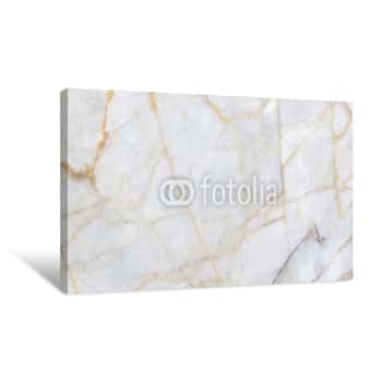 Image of White Natural Marble Stone Texture Tile Canvas Print