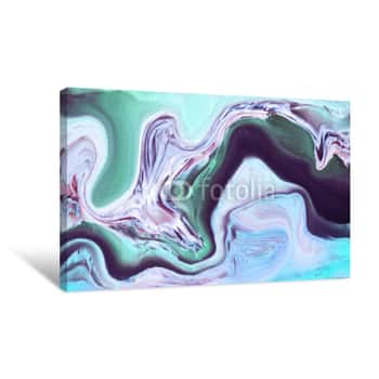 Image of Marble Digital Illustration  Abstract Background With Stone Texture Canvas Print