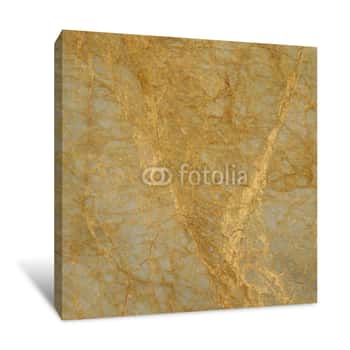 Image of Gold Vein Marble Stone Canvas Print