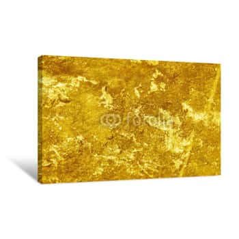 Image of Gold Stone Texture Background Canvas Print
