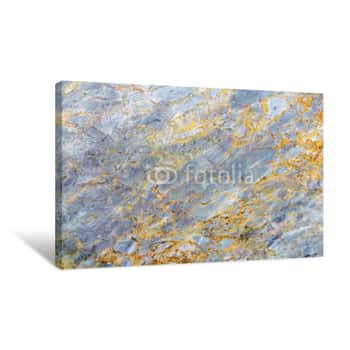Image of Marble Natural Pattern For Background, Abstract Natural Marble Canvas Print