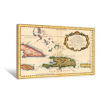 Image of Vintage Map Canvas Print