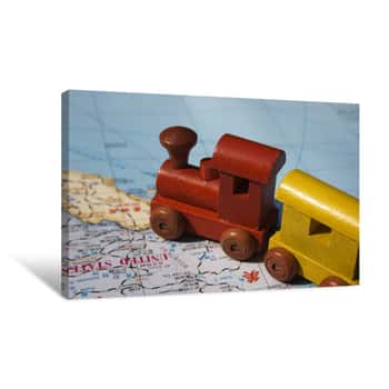 Image of Travel To North America Canvas Print