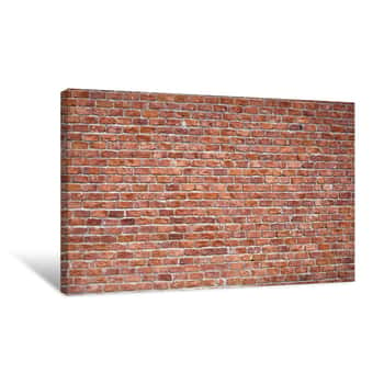 Image of Brick Wall BAckground Canvas Print