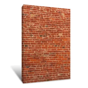 Image of Red Wall Brick Canvas Print