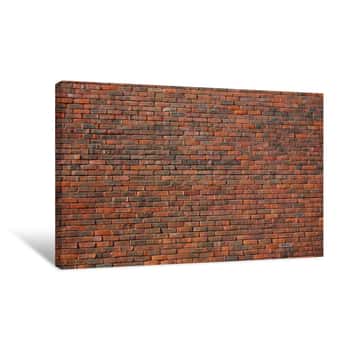 Image of Brick Wall Background 1 Canvas Print