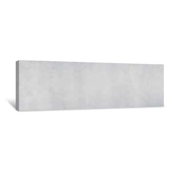 Image of White Concrete Wall As Background Canvas Print