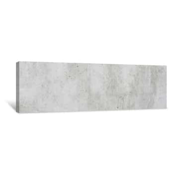 Image of Concrete White Wall Canvas Print