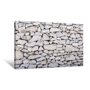 Image of Dry Stone Wall Canvas Print