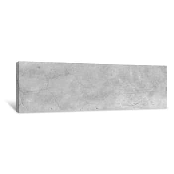 Image of Concrete Wall Texture Background, Gray Abstract Pattern Canvas Print