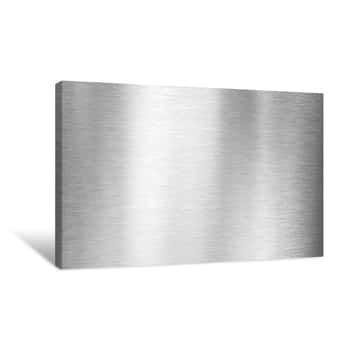 Image of Brushed Metal Plate Canvas Print