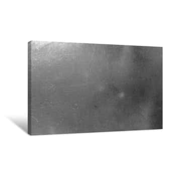 Image of Scratched Metal Texture Canvas Print