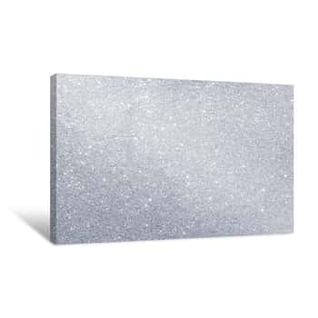 Image of Abstract Silver Background Canvas Print