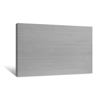 Image of Brushed Aluminum Texture Canvas Print