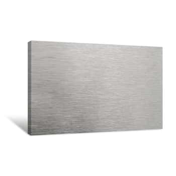 Image of Shiny Steel Texture Canvas Print