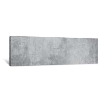 Image of Concrete Abstract Wide Wall - Ideal For Kitchen Decoration Or Background Canvas Print